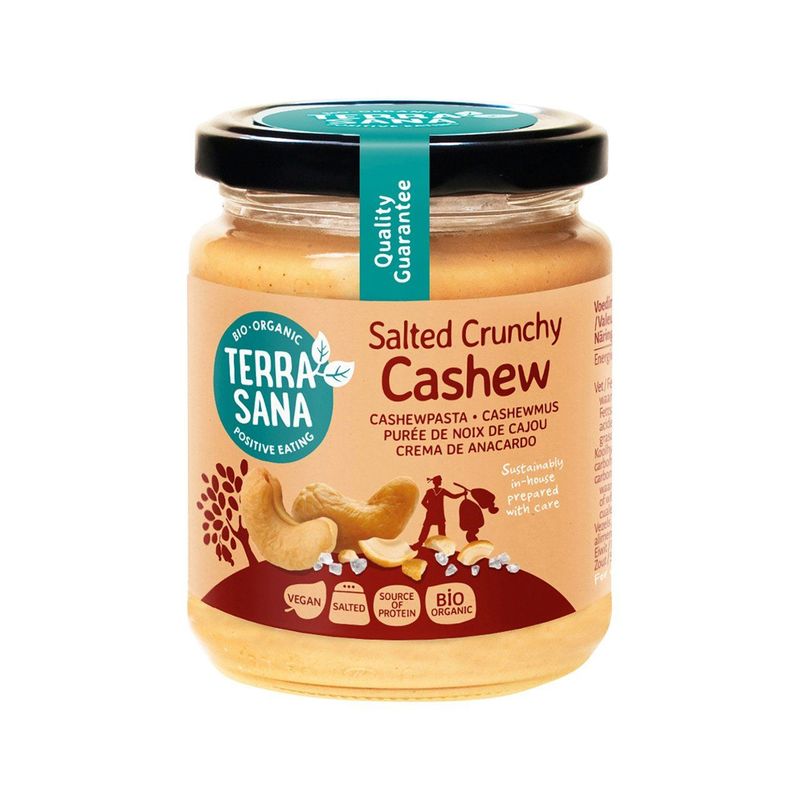Salted Crunchy Cashew Mus, EU Bio