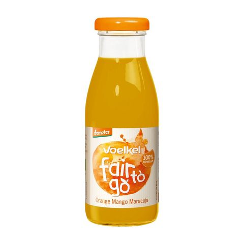 fair to go Orange Mango Maracuja Direktsaft, Demeter