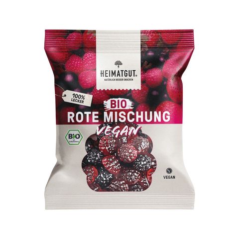 Fruchtgummi Rote Mischung, EU Bio