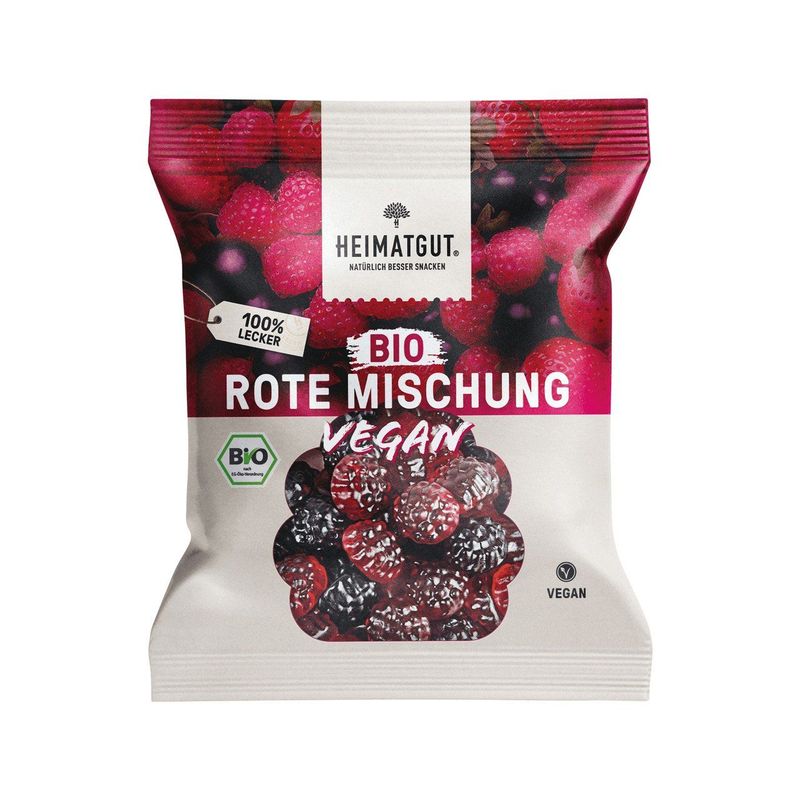 Fruchtgummi Rote Mischung, EU Bio