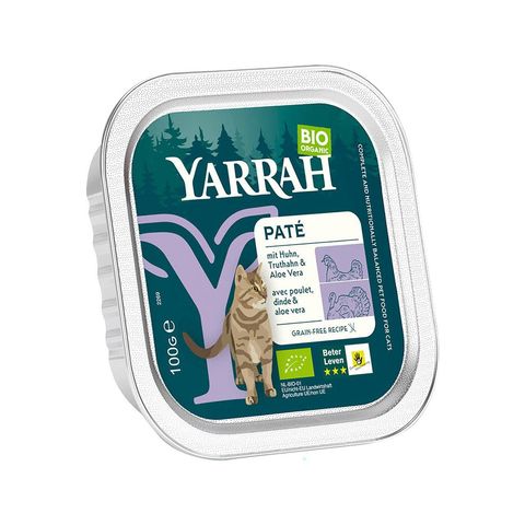 Katzenfutter Paté Huhn & Truthahn, EU Bio