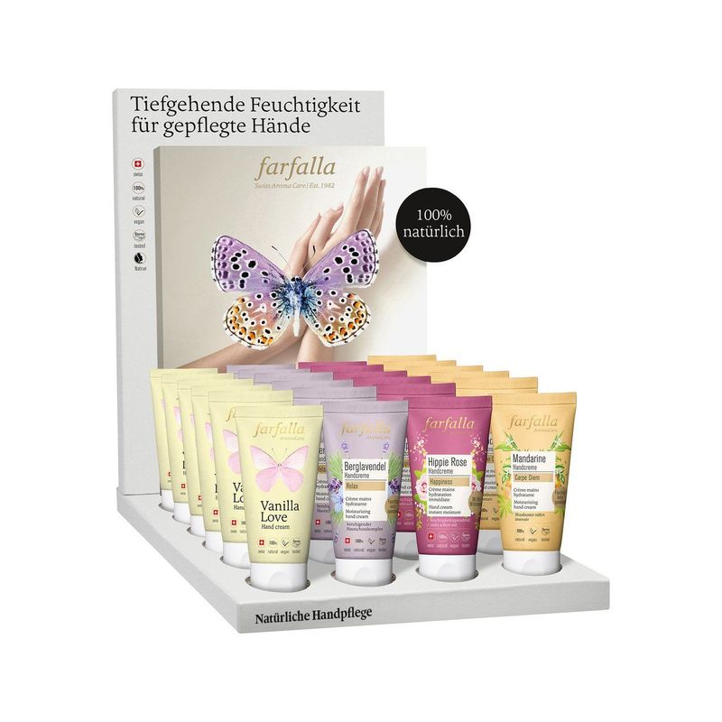 Verkaufs-Display Handcreme, NaTrue