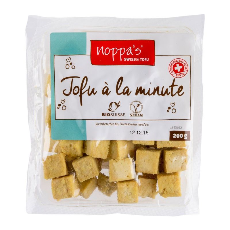 Tofu a la minute, Bio Knospe Schweiz