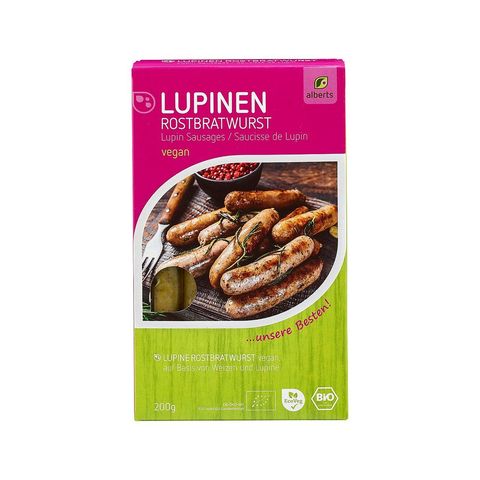 Lupinen Rostbratwürstchen, EU Bio