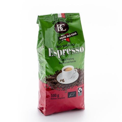 BC Bravo Espresso Bohnen, EU Bio / FLO-Fairtrade