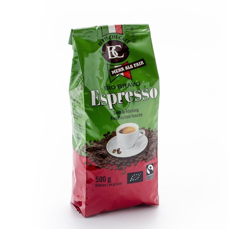 BC Bravo Espresso Bohnen, EU Bio / FLO-Fairtrade