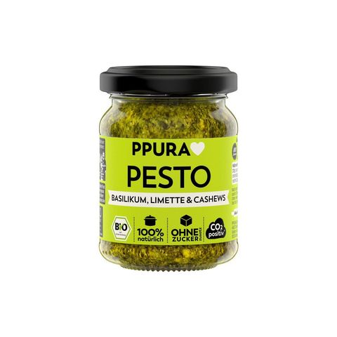 Pesto Ital. Basilikum & Limette, Schweizer Bio-Verordnung
