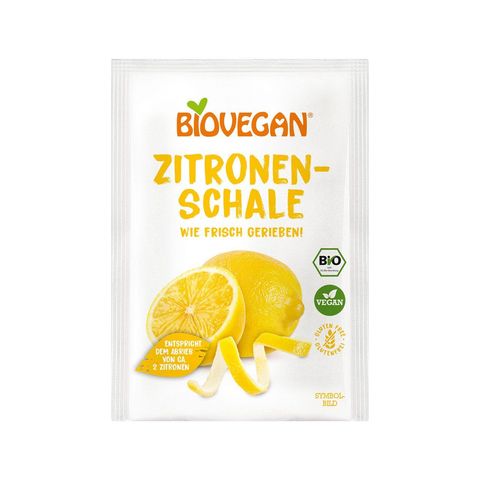 Zitronenschale gerieben, gefriergetrocknet, EU Bio