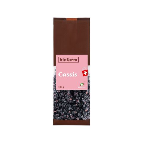 Cassis getrocknet, Bio Knospe Schweiz