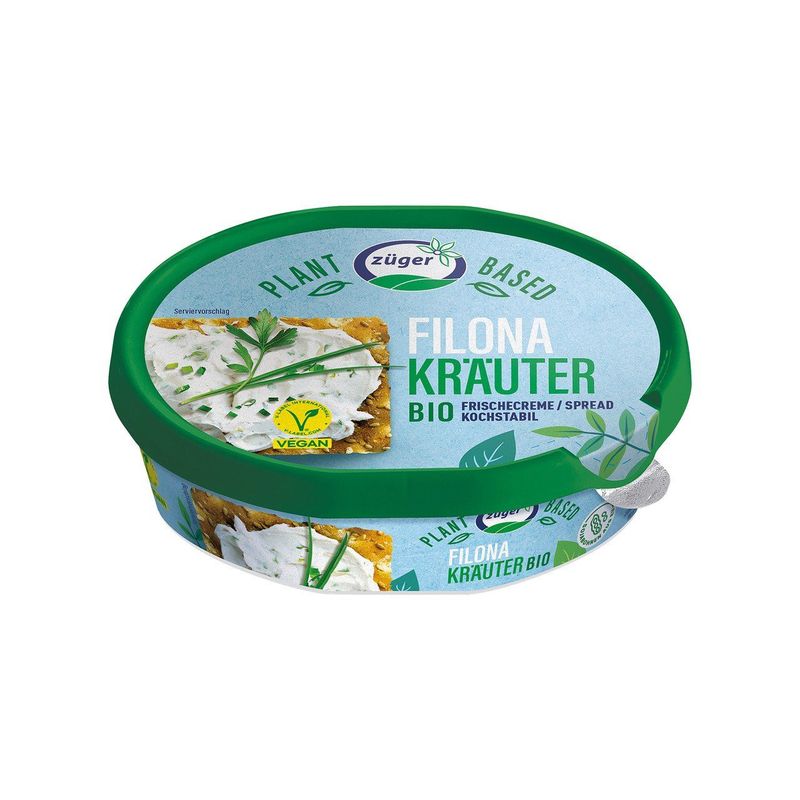 Filona Kräuter Alternative zu Frischkäse, Schweizer Bio-Verordnung
