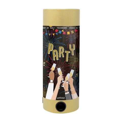 Tischbombe Silvester Party (französisch), ohne Zertifizierung