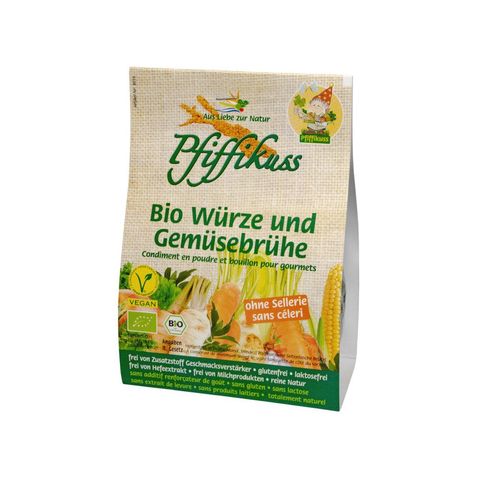 Streuwürze und Gemüsebrühe o. Sellerie, EU Bio