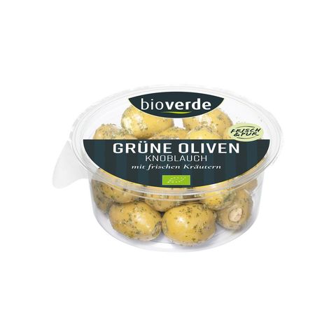 Oliven grün Knoblauch, EU Bio