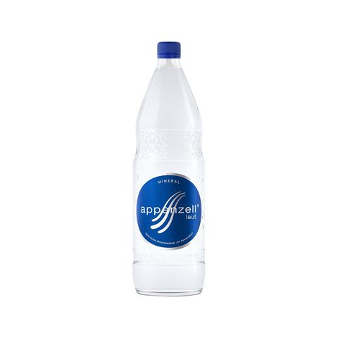 Mineralwasser laut Glas, ohne Zertifizierung