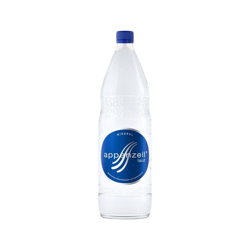 Mineralwasser laut Glas, ohne Zertifizierung