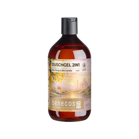 Duschgel 2-in-1, Bio-Mango & Bio-Vanille, BDIH COSMOS ORGANIC