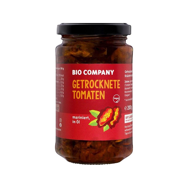 Getrocknete Tomaten in Öl, EU Bio