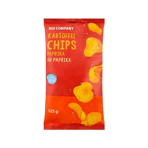 Kartoffelchips Paprika, EU Bio