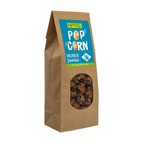 Popcorn mit Vollmilchschokolade, EU Bio
