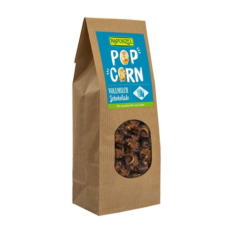 Popcorn mit Vollmilchschokolade, EU Bio
