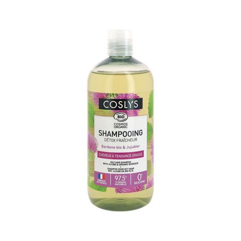 Shampoo für fettendes Haar mit Klette & Jujube, Cosmetique Bio - COSMOS ORGANIC