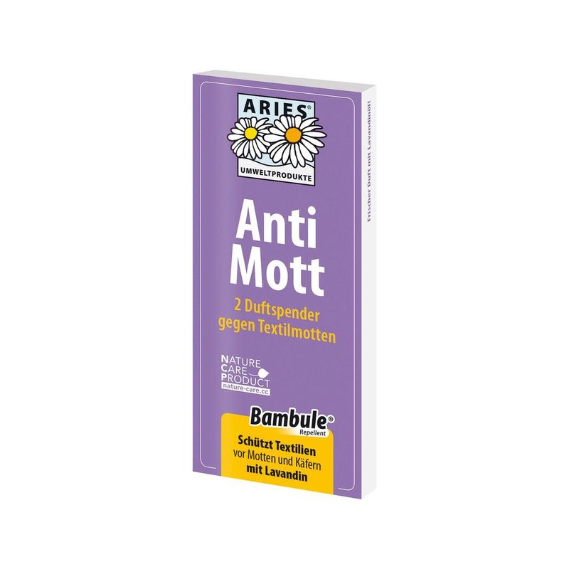 Anti Mott 2 Duftspender gegen Textilmotten, Nature Care Product