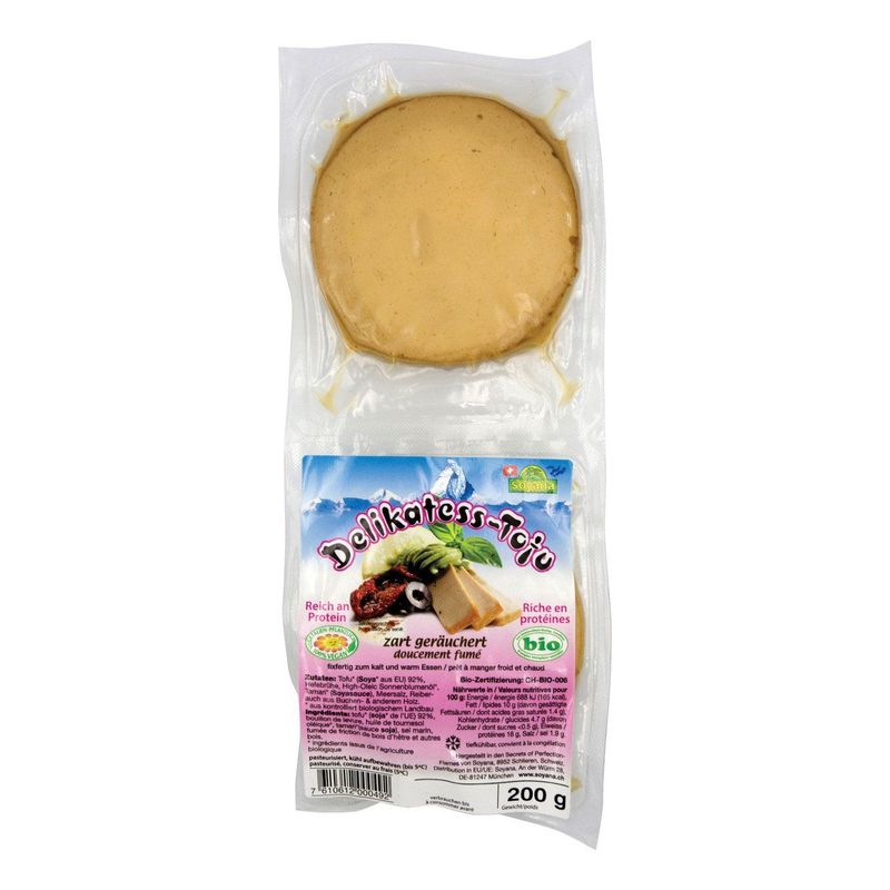 Tofu geräuchert, Schweizer Bio-Verordnung