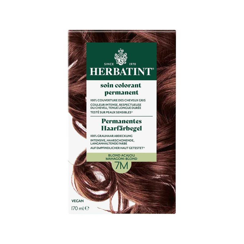 Haarfärbegel 7M Mahagoni-Blond, ohne Zertifizierung