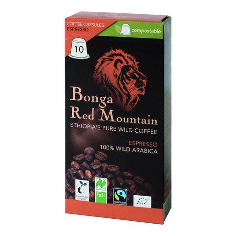 Bonga Kaffeekapseln Espresso, EU Bio / FLO-Fairtrade