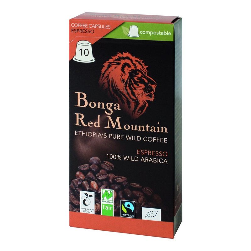 Bonga Kaffeekapseln Espresso, EU Bio / FLO-Fairtrade
