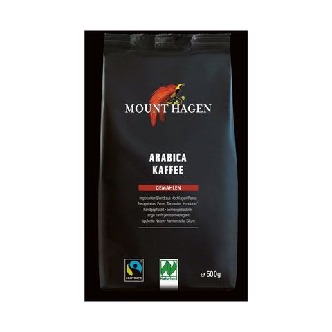 Kaffeebohnen gemahlen Papua Neuguinea (Arabica), EU Bio / FLO-Fairtrade
