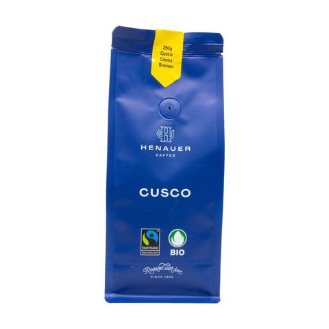 Cusco Crema Bohnen, Bio Knospe / FLO-Fairtrade