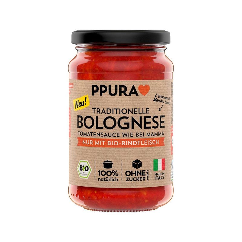 Sugo Bolognese mit Rindfleisch, Schweizer Bio-Verordnung