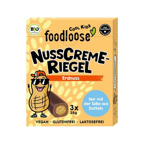 Nusscreme-Riegel Erdnuss, EU Bio