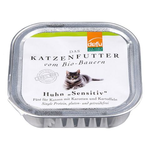 Katzenfutter Sensitiv Huhn Paté, EU Bio