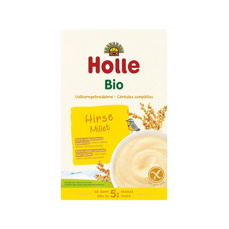 Babybrei Vollkorngetreidebrei Hirse, EU Bio