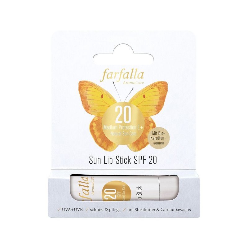 Medium Protection E+ Sun Lip Stick SPF 20, NaTrue
