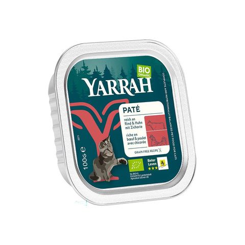 Katzenfutter Paté Rind & Huhn, EU Bio