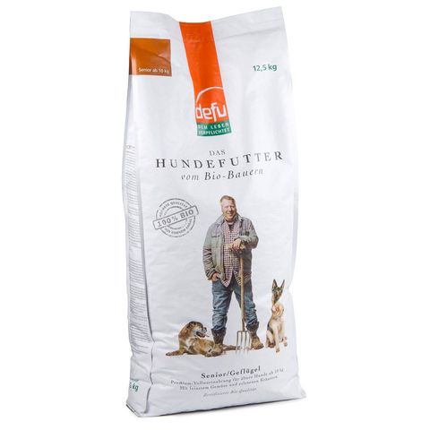 Hundefutter Senior Geflügel, EU Bio