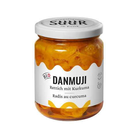 Danmuji - Rettich mit Kurkuma, Schweizer Bio-Verordnung