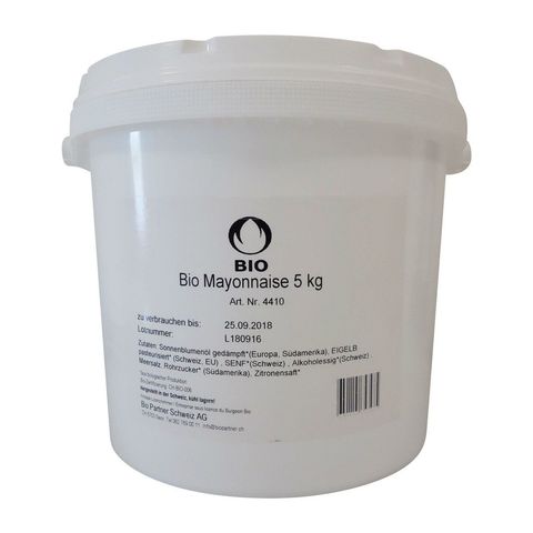 Mayonnaise, Bio Knospe