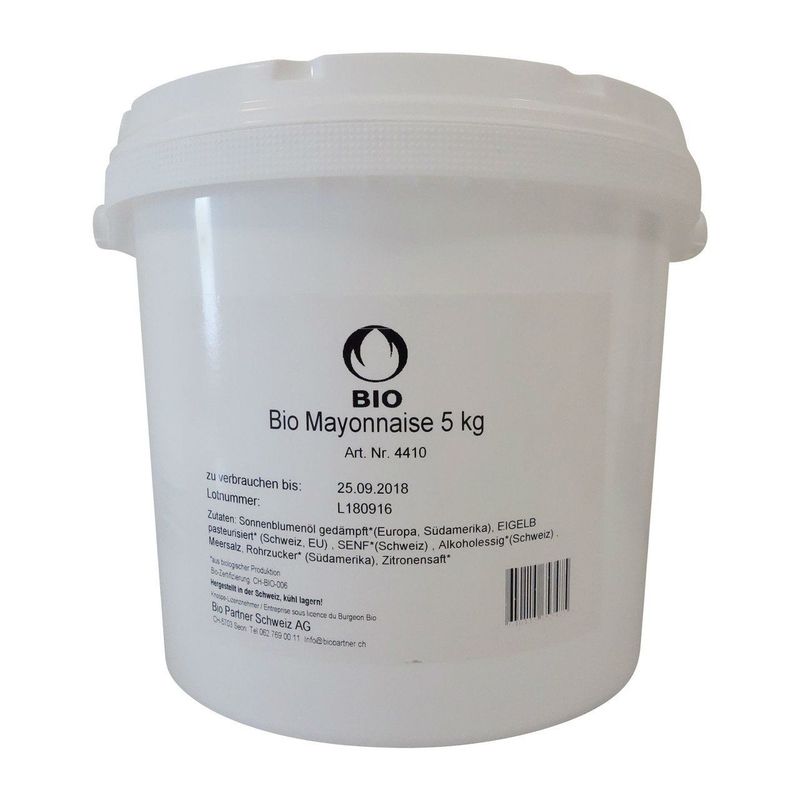 Mayonnaise, Bio Knospe