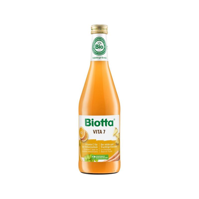 Vita 7 Fruchtsaft, Schweizer Bio-Verordnung