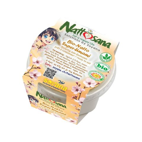 Natto Super-Umami, fermentierte Soya-Natto-Paste, Schweizer Bio-Verordnung
