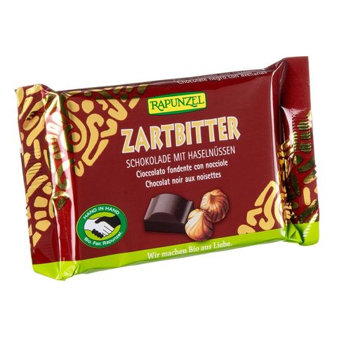Schokolade Zartbitter, HiH, EU Bio / Fairer Handel (Claro; Hand in Hand; etc.)