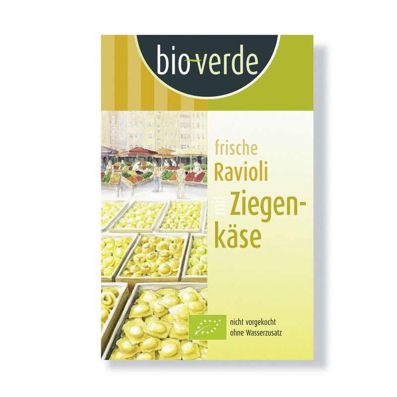 Ravioli mit Ziegenkäse, EU Bio