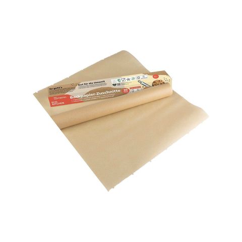 Backpapier-Zuschnitte, ungebleicht, 30 Bögen, 100% FSC Holz oder Fasern