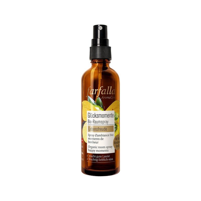 Vanille-Mandarine Glücksmomente Bio-Raumspray, ohne Zertifizierung