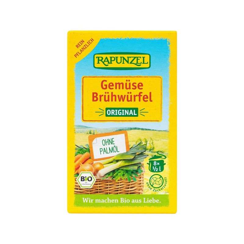 Gemüse-Brühwürfel Original, EU Bio