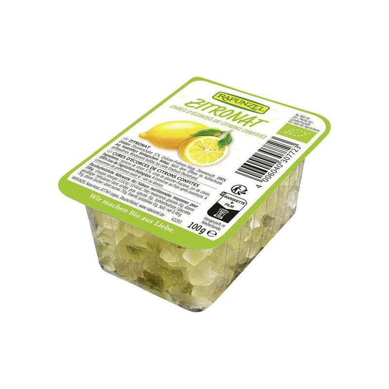 Zitronat gewürfelt, EU Bio